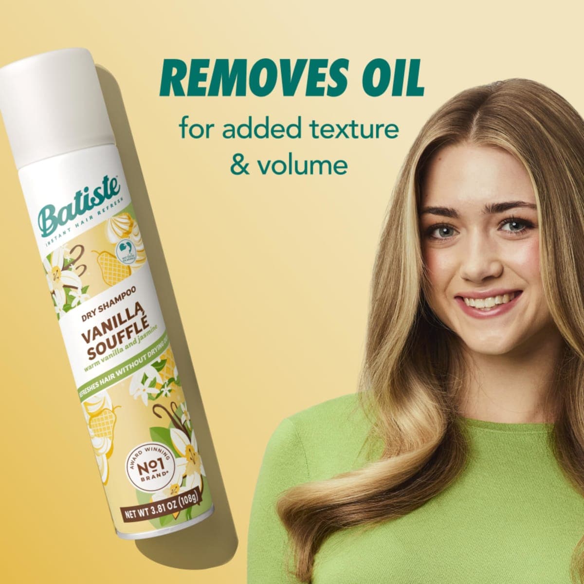 Batiste Dry Shampoo, Vanilla Souffle, 3.81 Oz thumbnail 4