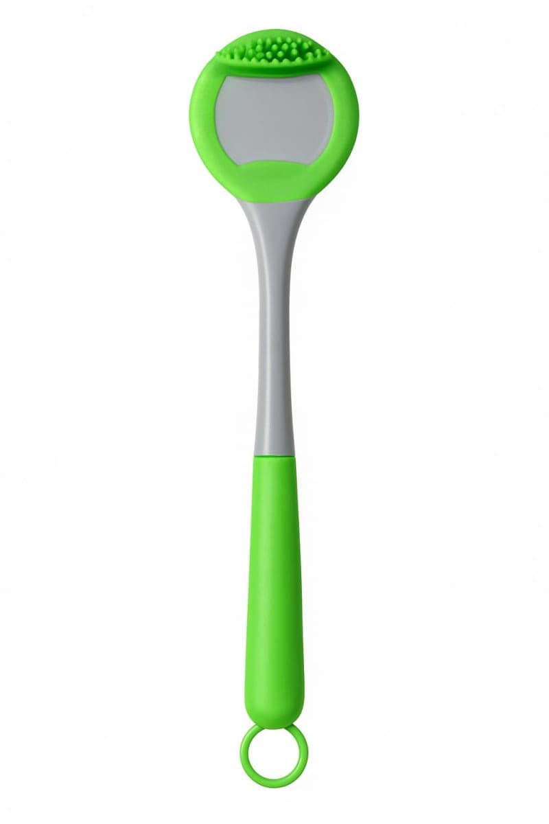 Silicone Dish Brush 12” – Long Handle Kitchen Scrubber thumbnail 2