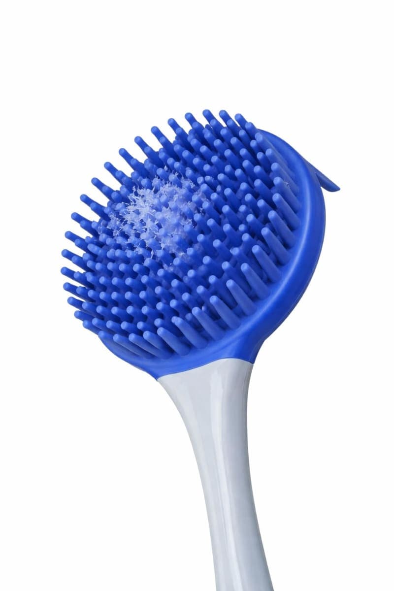Silicone Dish Brush 12” – Long Handle Kitchen Scrubber thumbnail 5