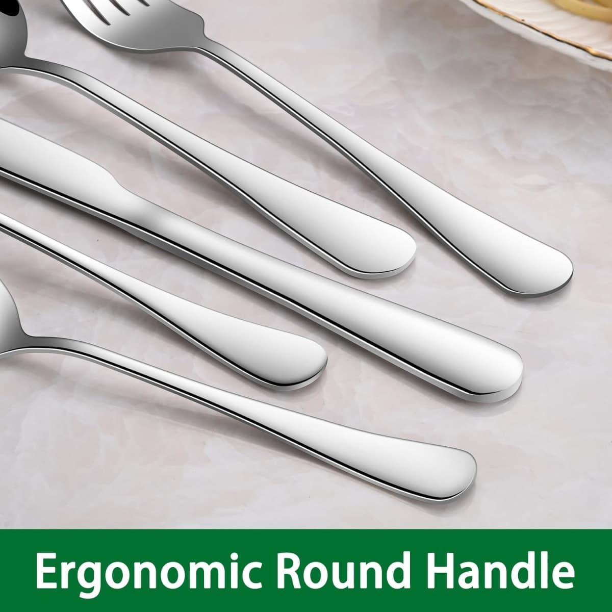 8-Piece 6.7 Inches Stainless Steel Tea Spoon,Durable Dishwasher Safe Teaspoons,Silverware Dessert Spoons for Kitchen,Small Spoons for Restaurant,Hotel thumbnail 4