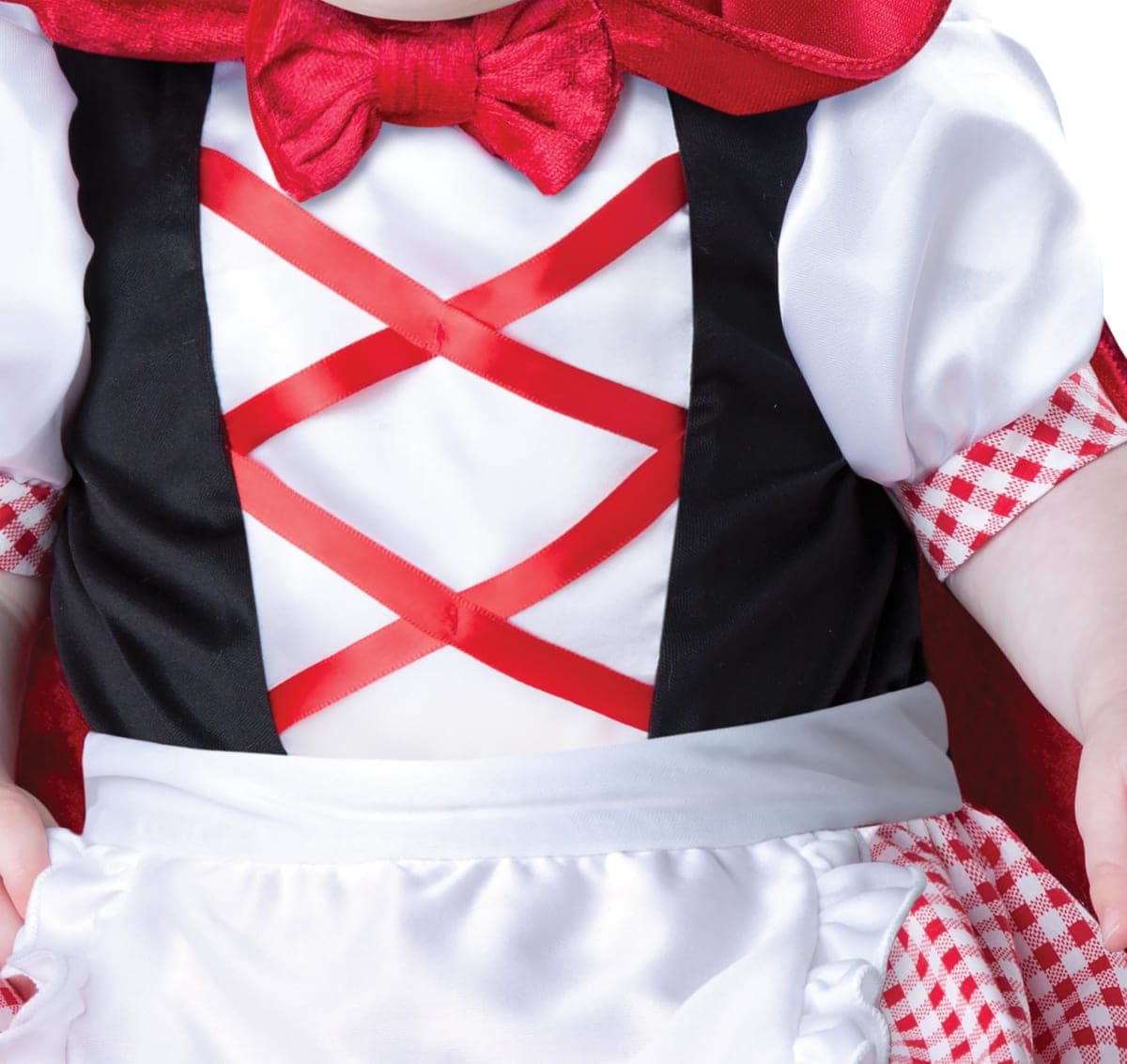 2b InCharacter - Baby Costumes Girls' Little Riding Hood Costume, Red/White, Medium thumbnail 3