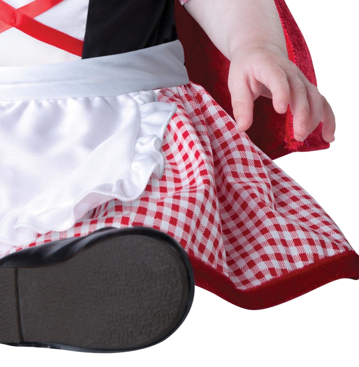 2b InCharacter - Baby Costumes Girls' Little Riding Hood Costume, Red/White, Medium thumbnail 4