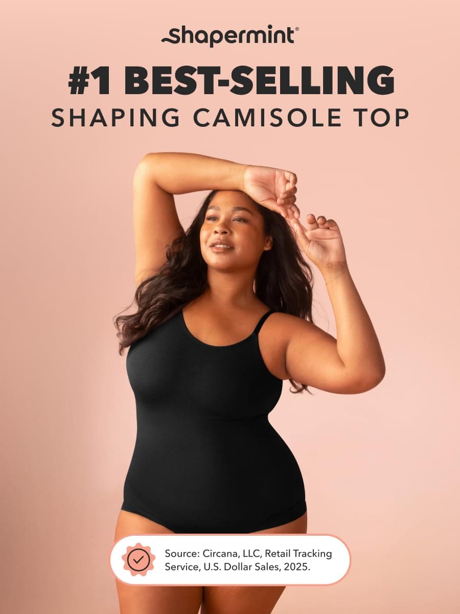SHAPERMINT High Compression Womens Tops - Scoop Neck Cami - Tank Top for Women, Camisole for Women thumbnail 4