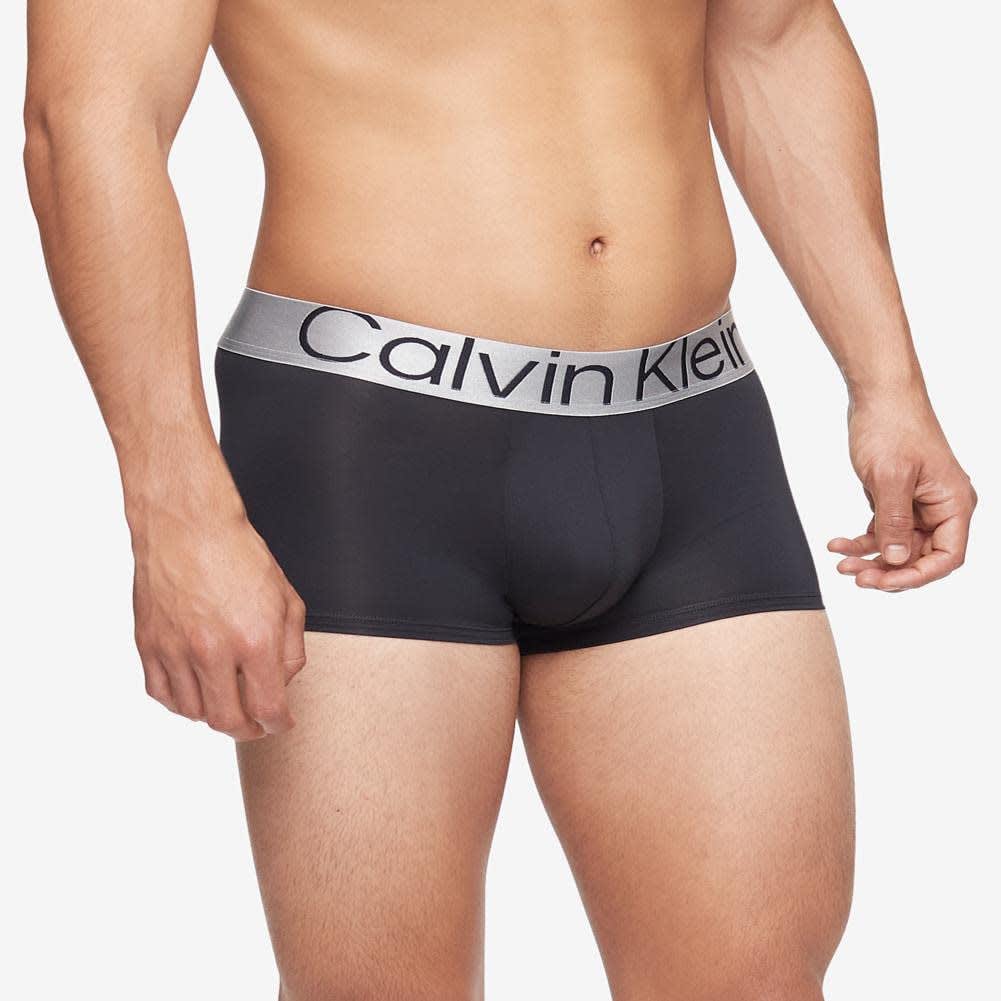 Calvin Klein Men's Reconsidered Steel Micro Trunk (3 Pack), 3 Black, Large thumbnail 2