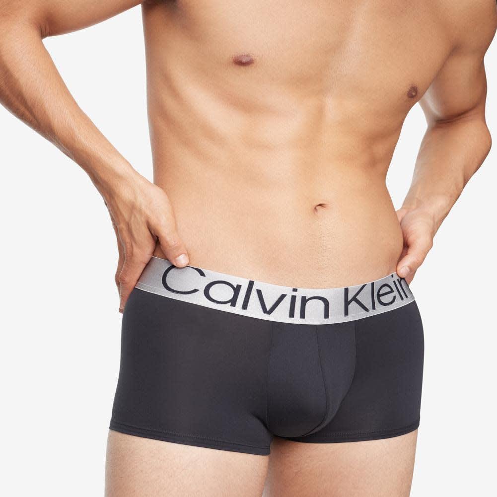Calvin Klein Men's Reconsidered Steel Micro Trunk (3 Pack), 3 Black, Large thumbnail 3