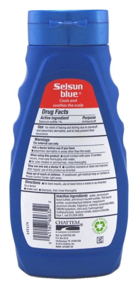 Selsun Blue Medicated Dandruff Shampoo 11-Ounce Bottles (Pack of 3) Selsun Blue Medicated Dandruff Shampoo 11-Ounce Bottles (Pack of 3) 1 count 0.5 kilograms thumbnail 4