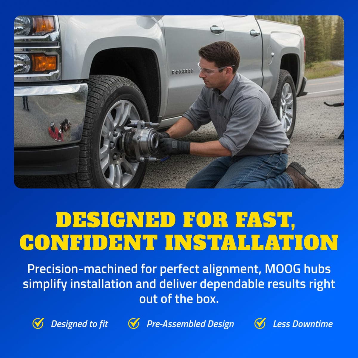 MOOG 515159 Wheel Bearing and Hub Assembly for Chevrolet Silverado 1500 thumbnail 5