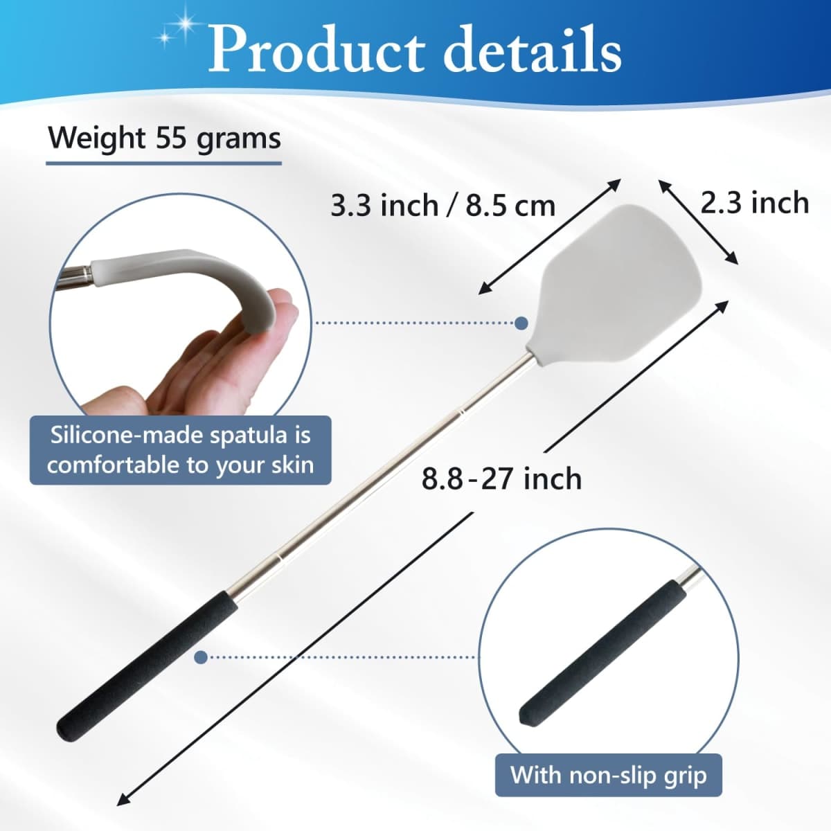 FieldSora Telescopic Cream Applicator for Back (Large Area) thumbnail 5