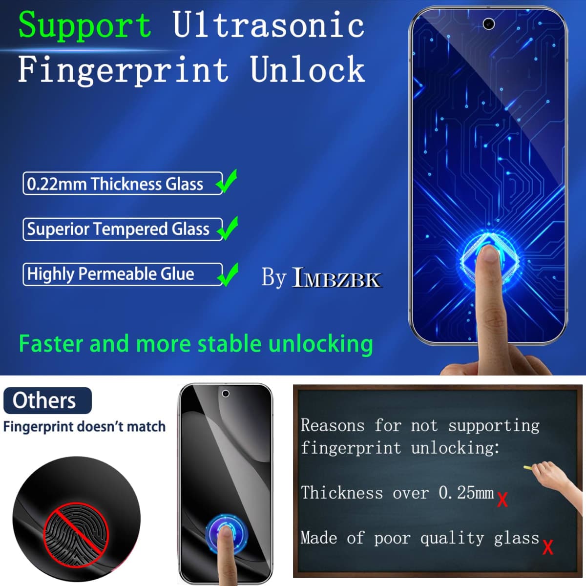 [Auto-Dust Removal] IMBZBK 3 Pack Screen Protector for Google Pixel 10 Pro XL [Phone Case Friendly], 3 Tempered Glass Camera Lens Protector Accessories, Military Grade Shatterproof thumbnail 5