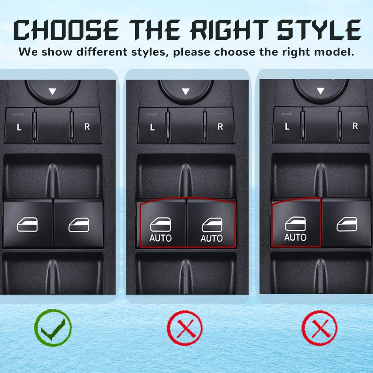 Master Power Window Switch, Driver Side 3 + 0 Pins, Replacement for 2008-2009 Chry-sler Town & Country, 4602535AC, 4602535AD, 4602535AE, 4602535AF, 4602535AG, 920-401 thumbnail 5