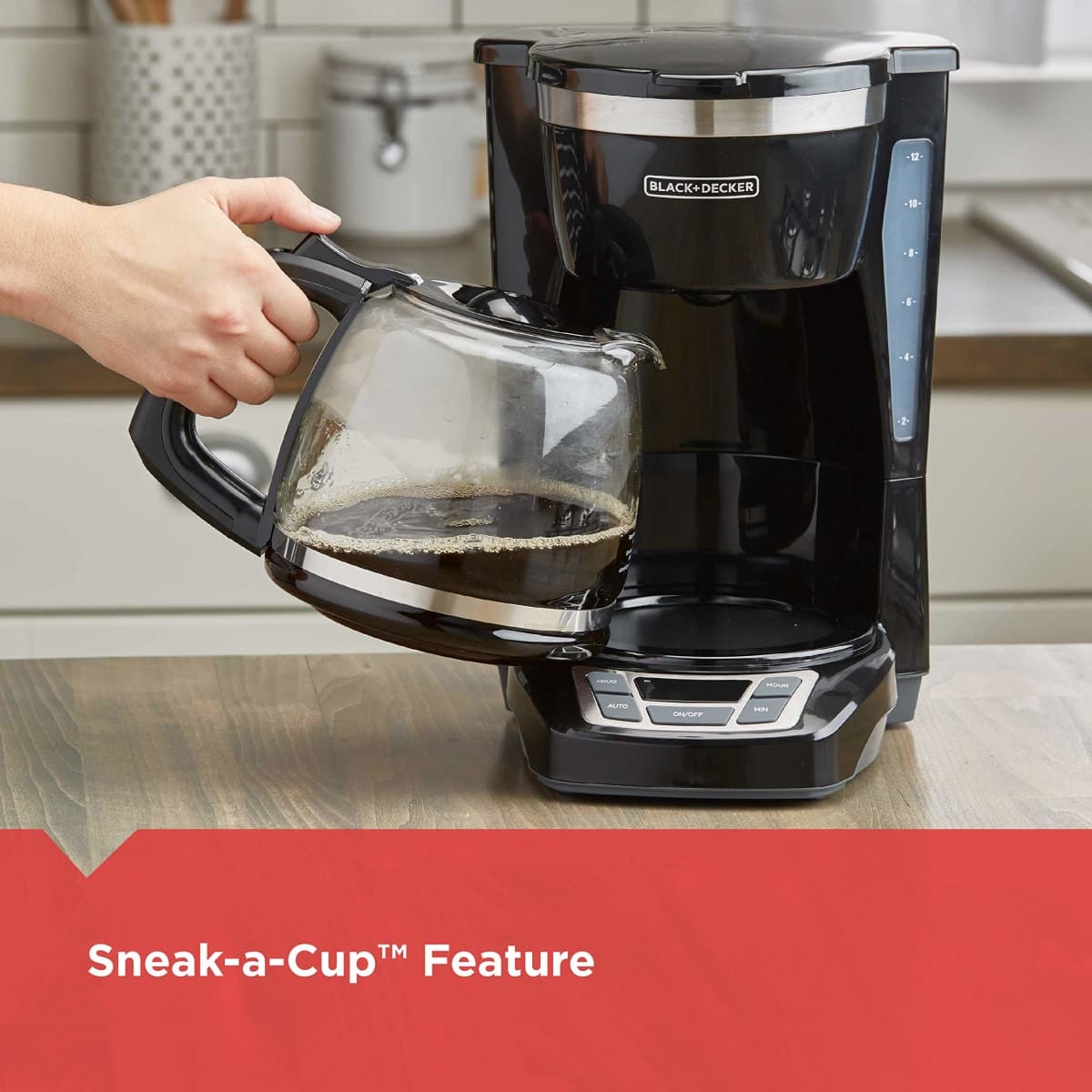 BLACK+DECKER Coffee Maker with Glass Carafe thumbnail 4