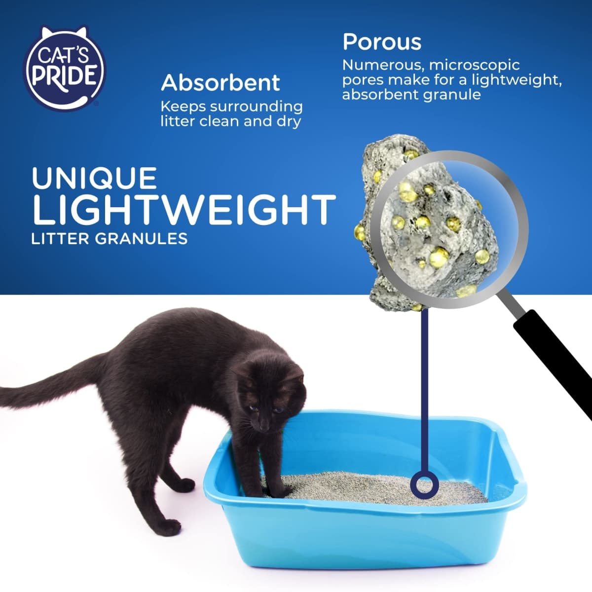 Cat's Pride Premium Lightweight Clumping Litter: Complete Care - Up to 10 Days of Powerful Odor Control - Hypoallergenic - Multi-Cat, Unscented, 10 Pounds thumbnail 4