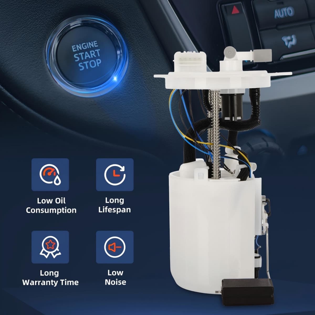 ECCPP Fuel Pump Assembly Replacement for Nissan Quest 2011-2017 V6 3.5L GAS, Replaces 170401JA0A, 170401JA2A, 170401JA3A, 250601JA0A thumbnail 2