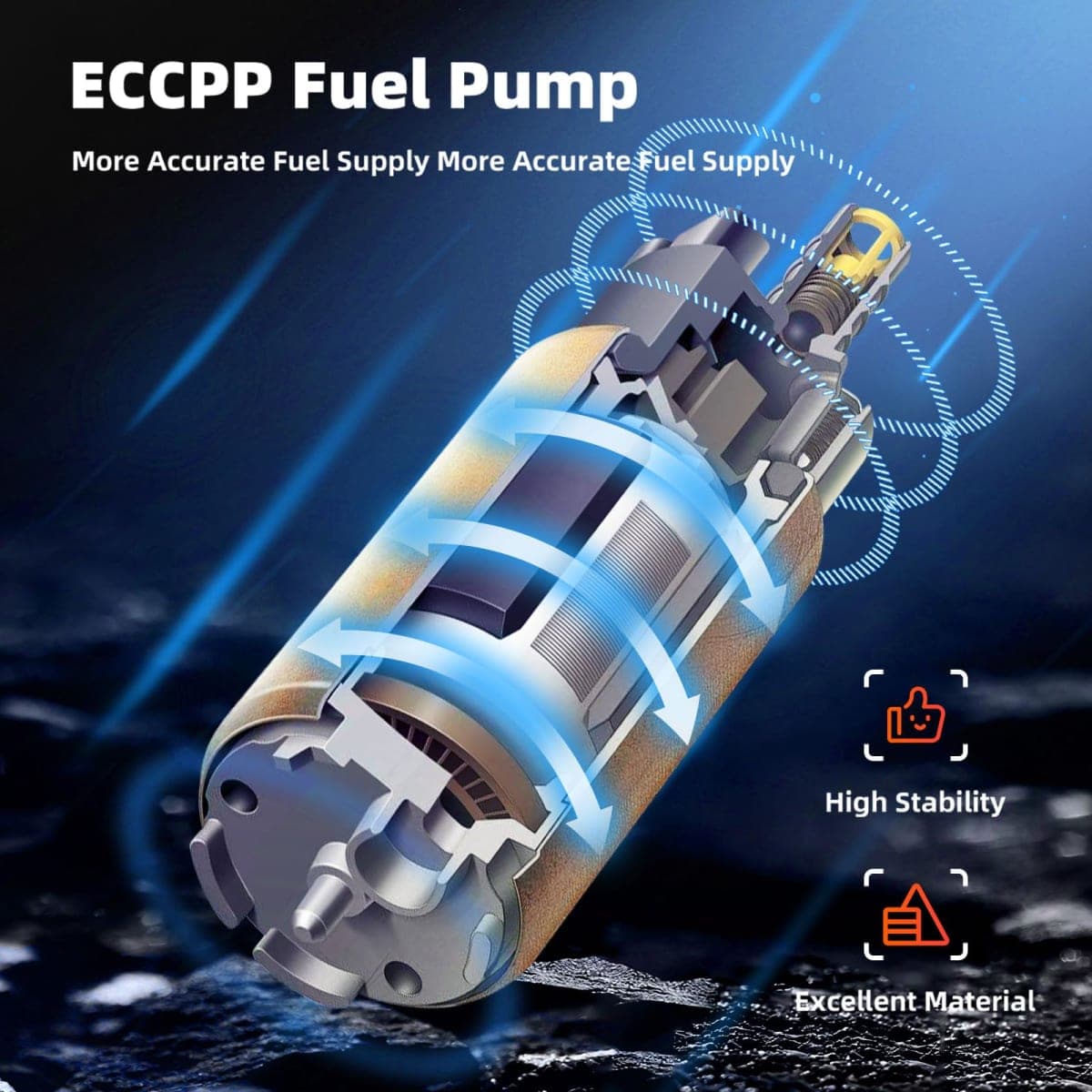 ECCPP Fuel Pump Assembly Replacement for Nissan Quest 2011-2017 V6 3.5L GAS, Replaces 170401JA0A, 170401JA2A, 170401JA3A, 250601JA0A thumbnail 5