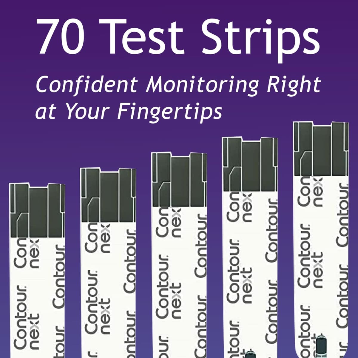 Ascensia Contour Next Blood Glucose Diabetes Test Strips, 70 Count thumbnail 2