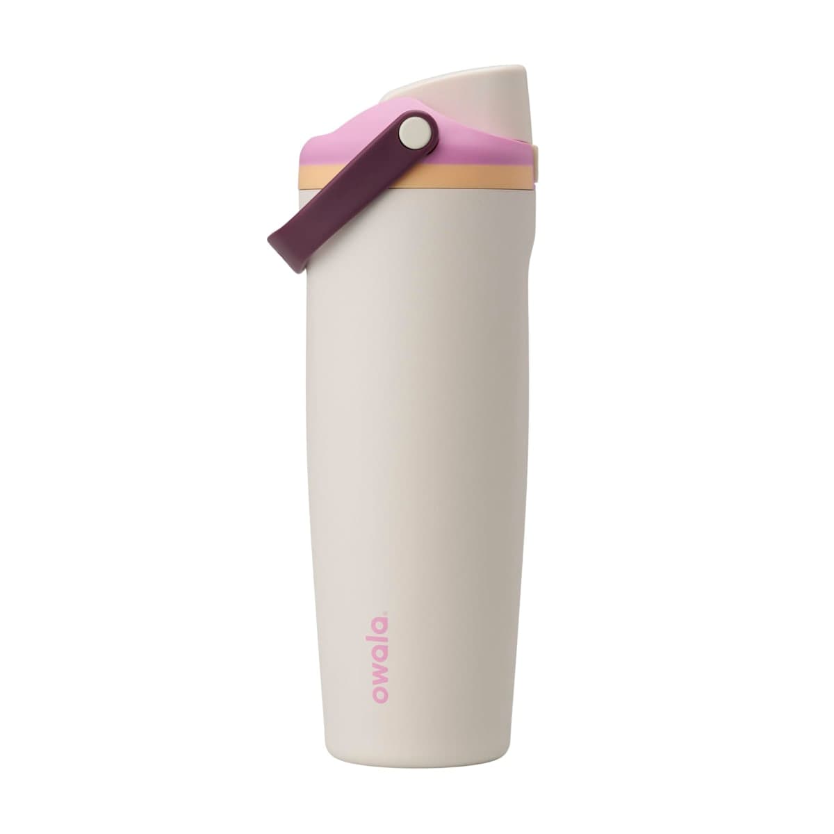 Owala FreeSip Sway Insulated Stainless Steel Water Bottle with Two-Way Spout, Built-In Straw and Bucket Handle, Made for Travel, School, and Sports, 30oz, BPA Free, Leak Proof, Daybreak — image 1