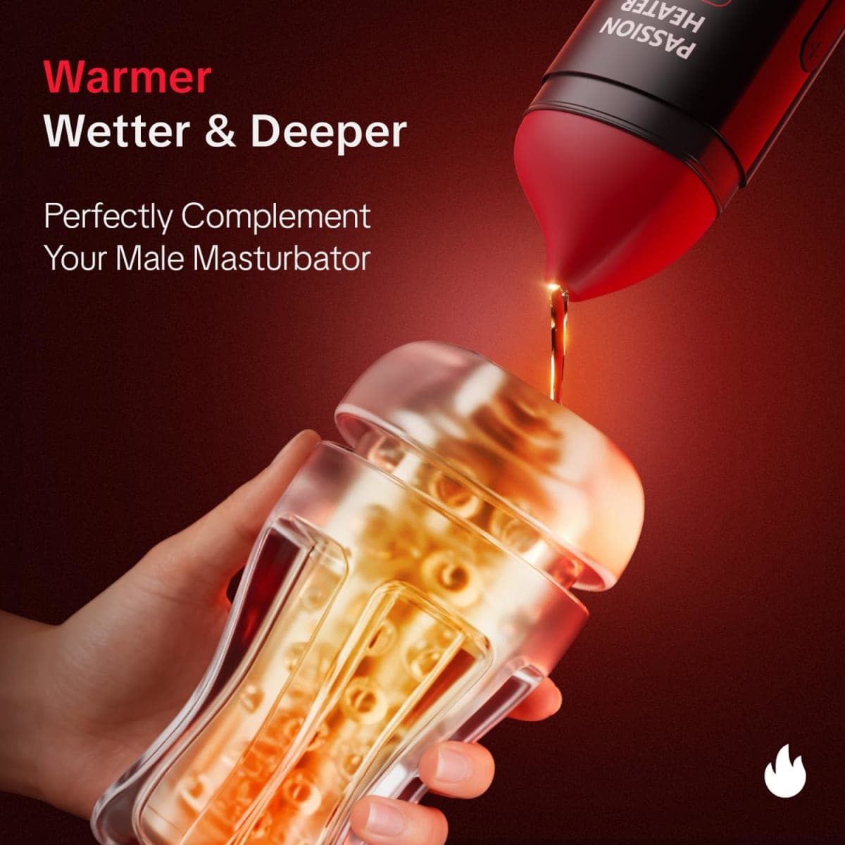 Uoffile Water-Based Lubricant Hearter, 97-115°F Smart Adjustable Lube Warmer with LCD Display for Water-Based Lube, Rechargeable & Portable Lubricant Heating Device, 1 FL OZ thumbnail 3