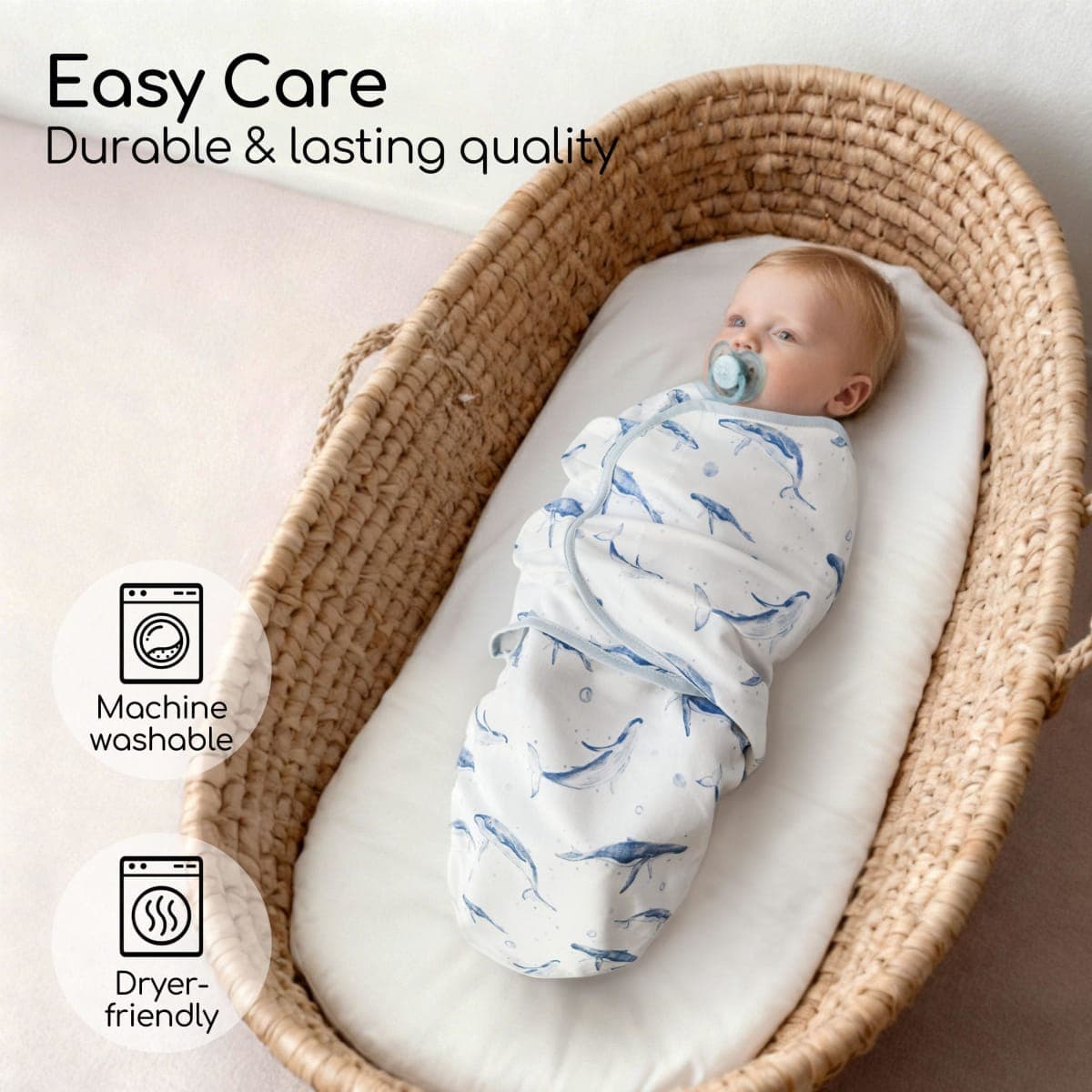 CIVARUA KIDS Cotton Swaddles for Newborn, Baby Newborn Swaddle 0-3 Month thumbnail 3