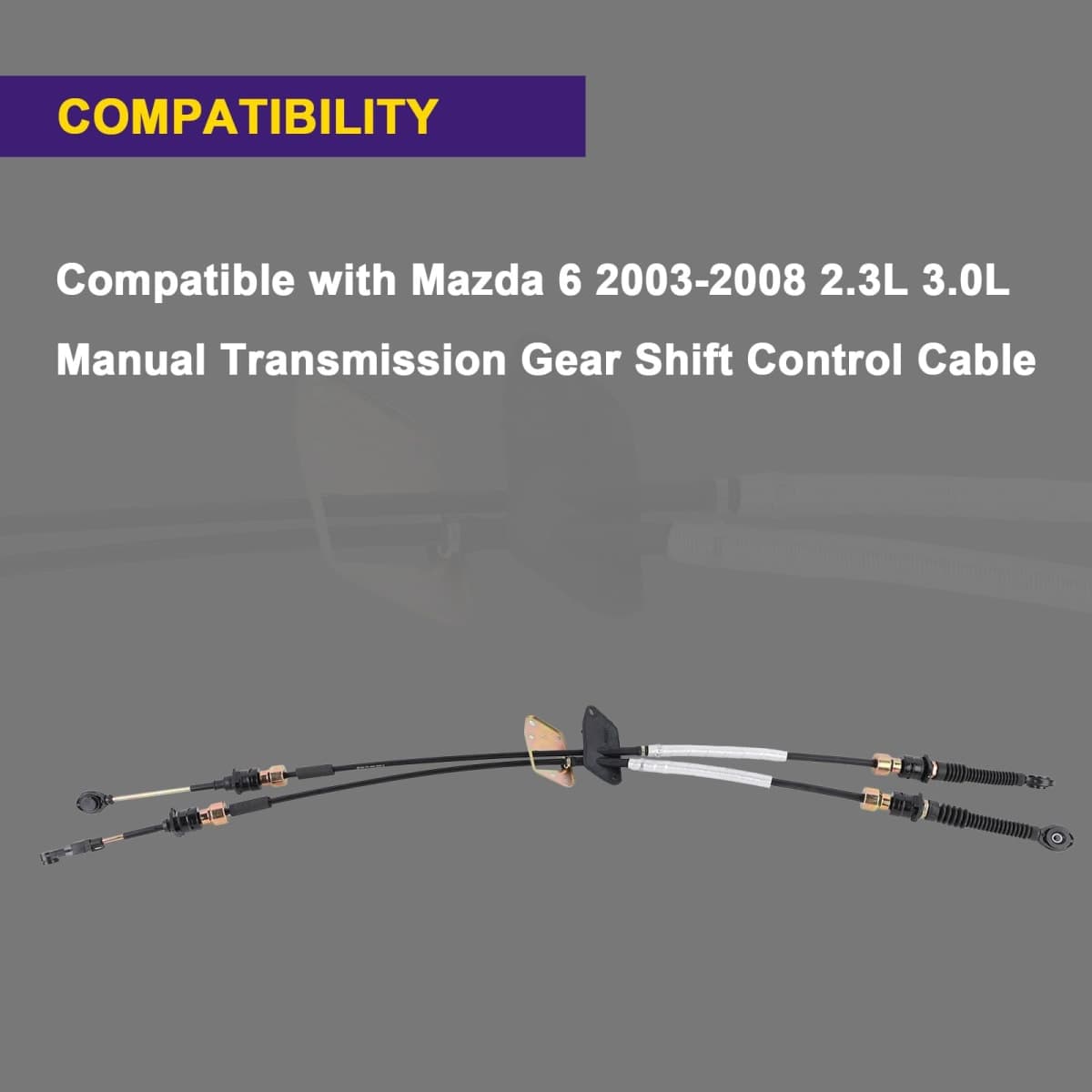 Transmission Gear Shift Cable Replace GK2C-46-500L GK2C4650L thumbnail 5