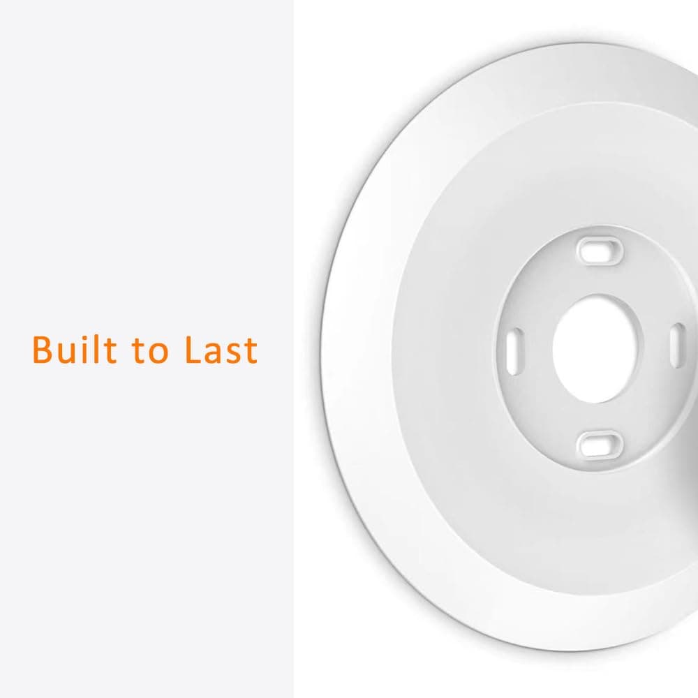 Wall Plate Made for The Nest Thermostat 2020 | Google Nest Thermostat Trim Kit Accessory | Easy Installation | Snow thumbnail 5