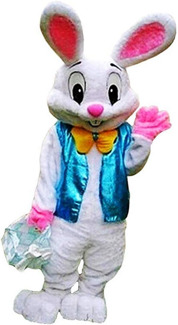 Easter Bunny Mascot Costume Rabbit Cartoon Fancy Party Dress Performance Suit Adult thumbnail 2