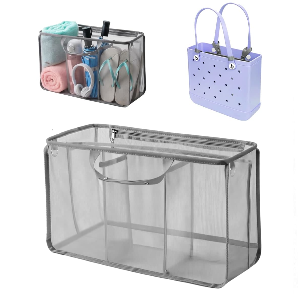 Beach Bag Organizer Compatible with Medium Bogg Bag Accessories — image 1