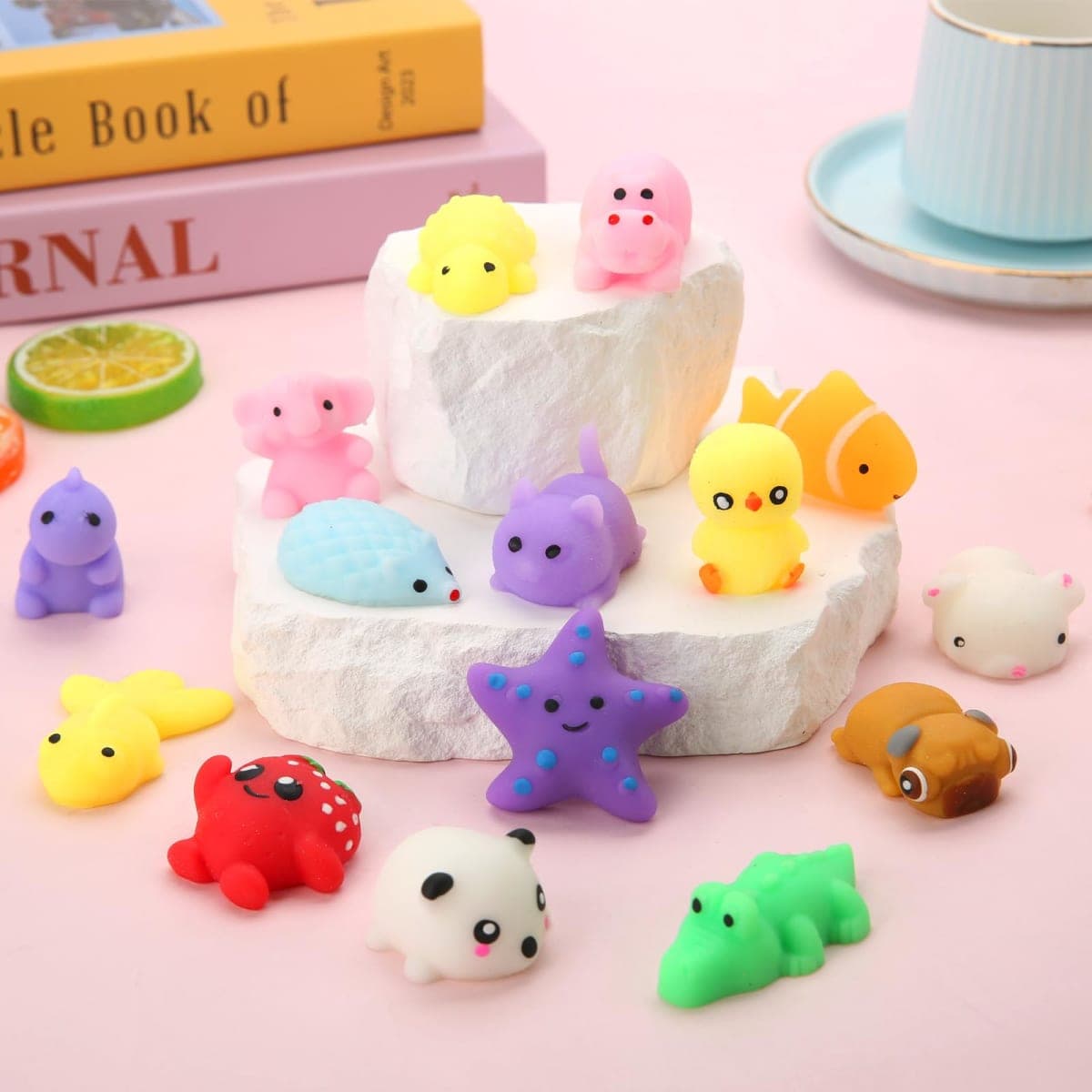30 Pack Squishy Toys, Kawaii Squishies Party Favors for Kids 4-8 8-12 Treasure Box Toys for Classroom Birthday Xmas Gifts Goodie Bag Mini Animals Mochi Squishy Stress Relief Sensory Toy Random thumbnail 2