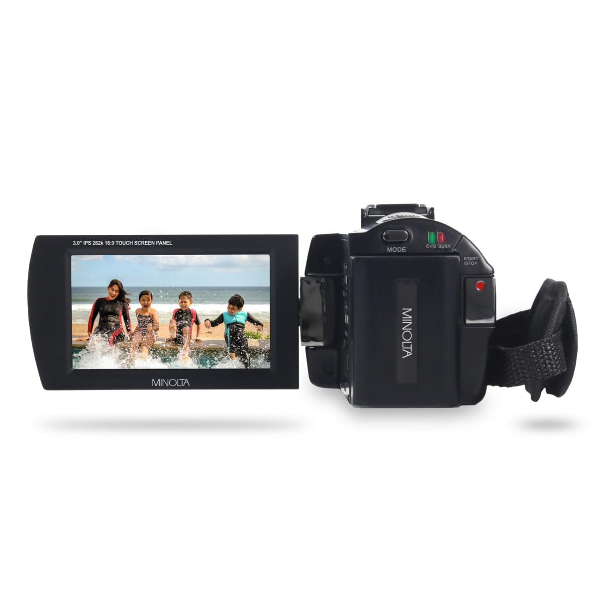 Minolta 2K Ultra HD Camcorder with Infrared Night Vision MN2K10NV, Black - one Color, one Size thumbnail 5