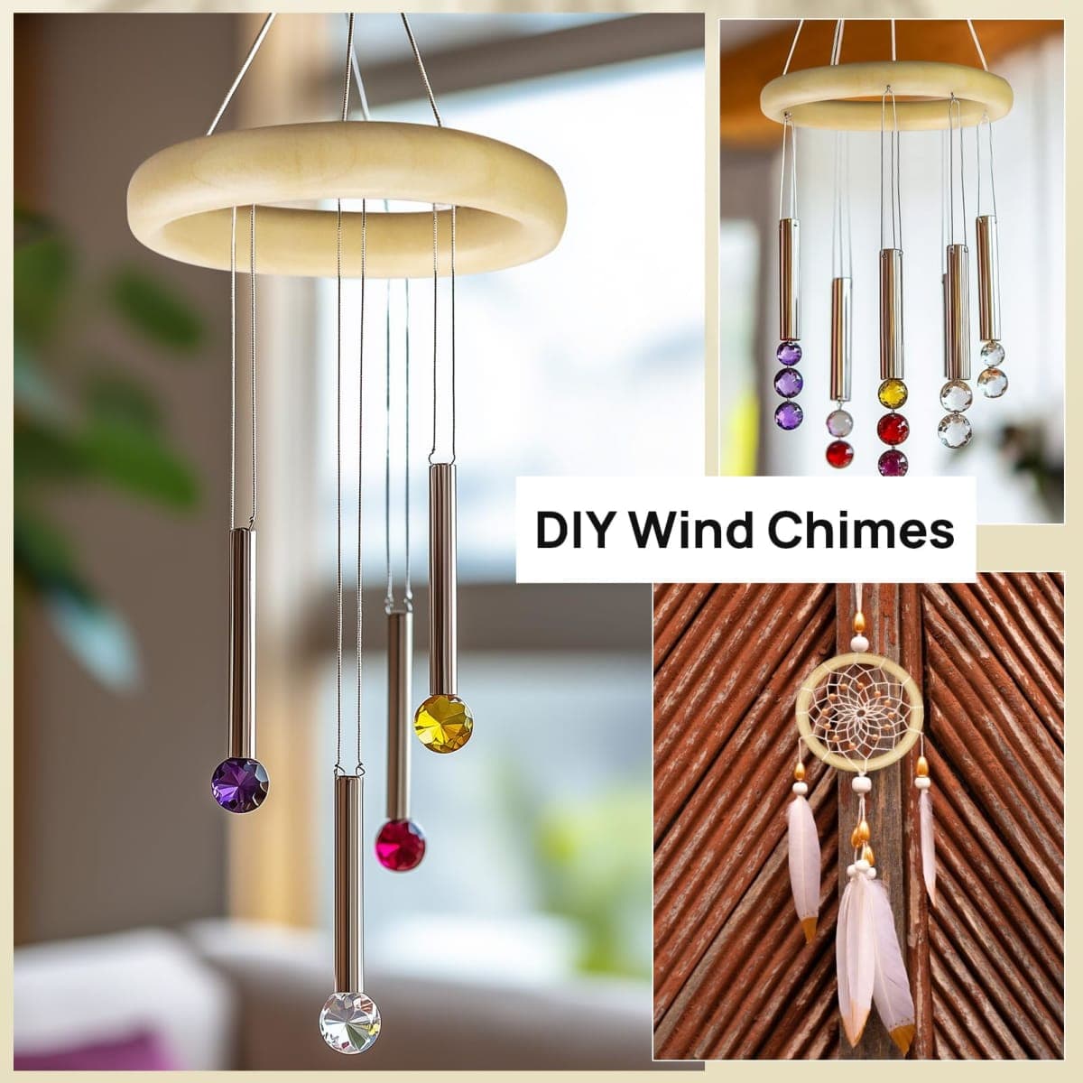 Catephe 4inch/100mm Wooden Rings for Craft, 10Pcs Unfinished Wood Rings, Wooden Rings for Macrame Craft, Pendant Connectors, DIY Craft Supplies thumbnail 4