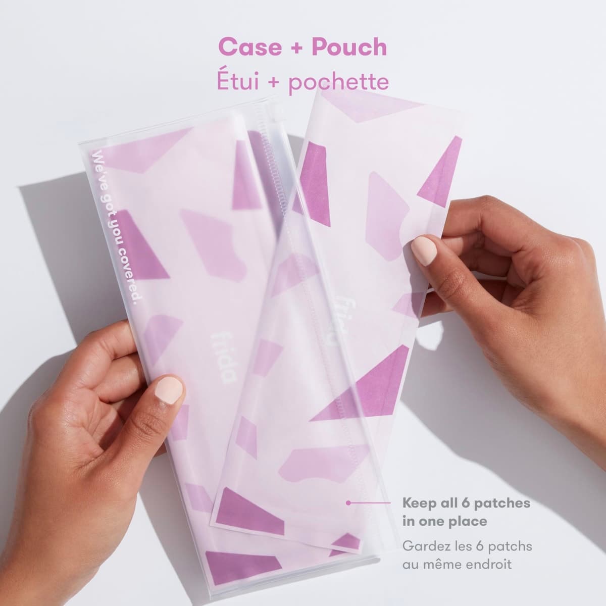 Frida Mom C-Section Silicone Strips, C-Section Recovery Must Have Scar Patches, Reusable Medical Grade Treatment for Keloid Scars, Includes Case & Pouch thumbnail 4