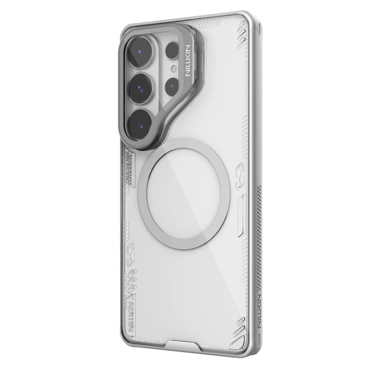 Nillkin Case for Samsung Galaxy S26 Ultra with Camera Cover and Kickstand, Protective Phone Cover (Gray) thumbnail 4