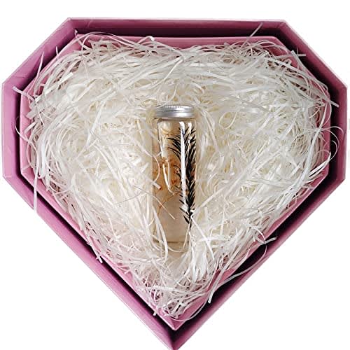 JINZOFLY Raffia Paper Shreds, 100g Strands Shredded Crinkle Confetti for Hamper Filling Gift Packaging Decorative Filling (White) thumbnail 3