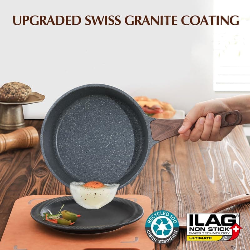 SENSARTE 1.5 Quarts Nonstick Saucepan with Lid, PFOA/PFOS Free thumbnail 4