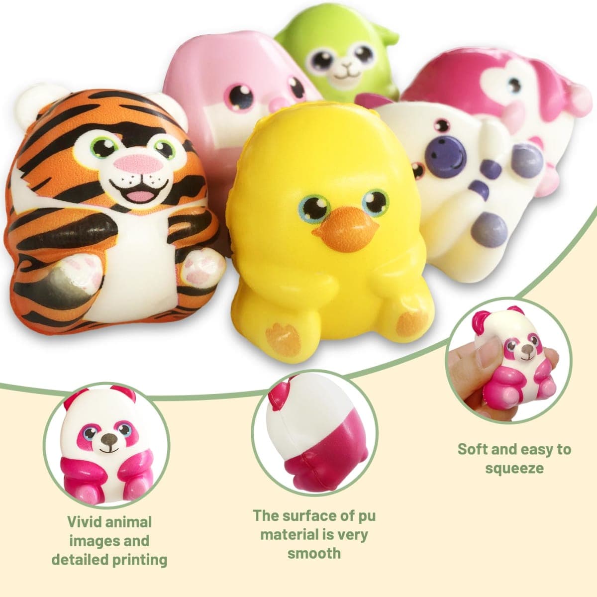 24 Pcs Party Favors Filled with Squishy Toys,Jumbo Slow Rising Squishies Toys,Soft Kawaii Animal Squishy Toys for Birthday Goodie Bag Stuffers,Pinata Stuffers,Classroom Prizes,Carnival Prizes thumbnail 3