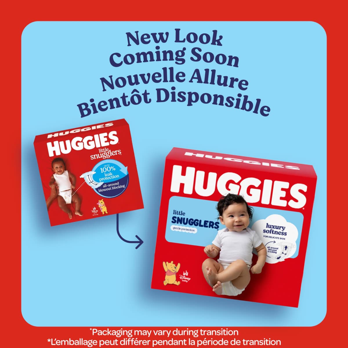 Huggies Size 1 Diapers, Little Snugglers Diapers, Size 1 (8-14 lbs), 198 Count (6 packs of 33), Packaging May Vary thumbnail 2