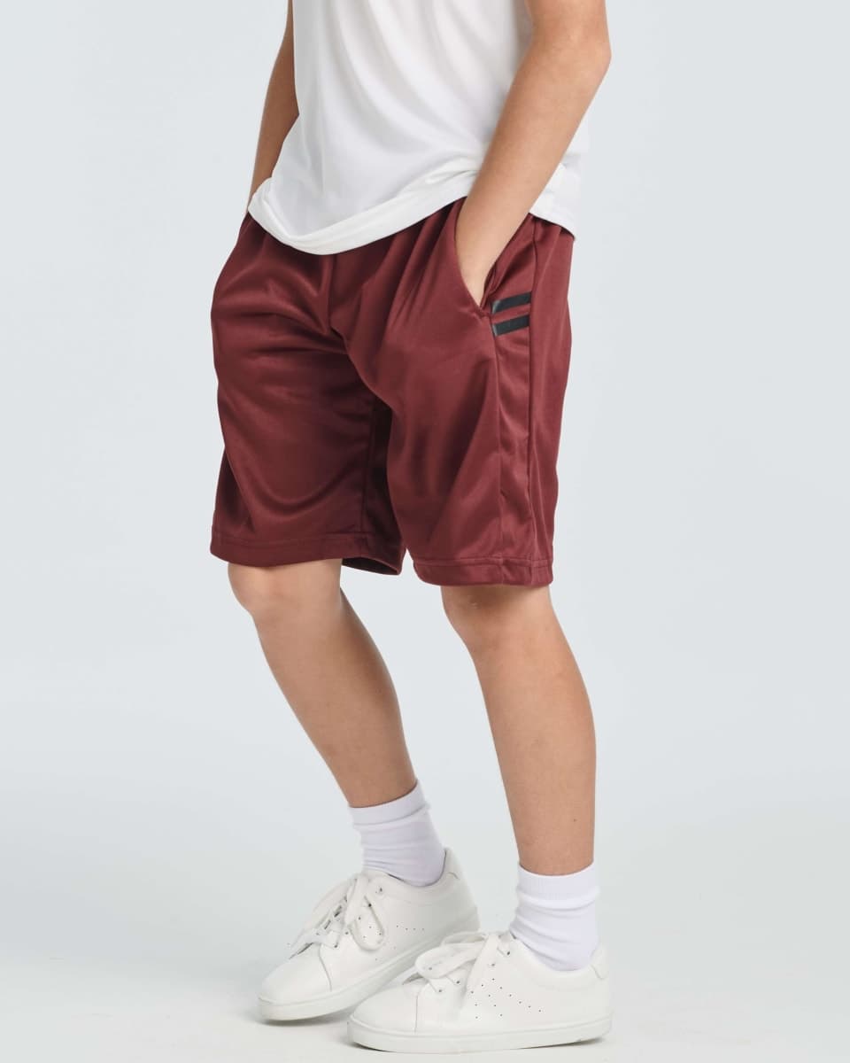 5 Pack Boys' Basketball Shorts Athletic Quick Dry Youth Kids with Pockets, Set 6, Medium thumbnail 2