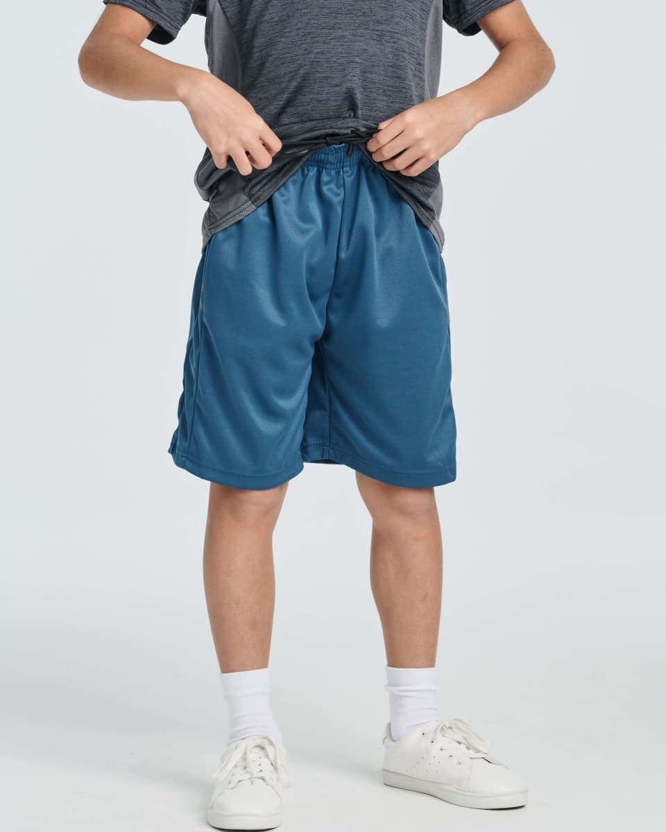 5 Pack Boys' Basketball Shorts Athletic Quick Dry Youth Kids with Pockets, Set 6, Medium thumbnail 5