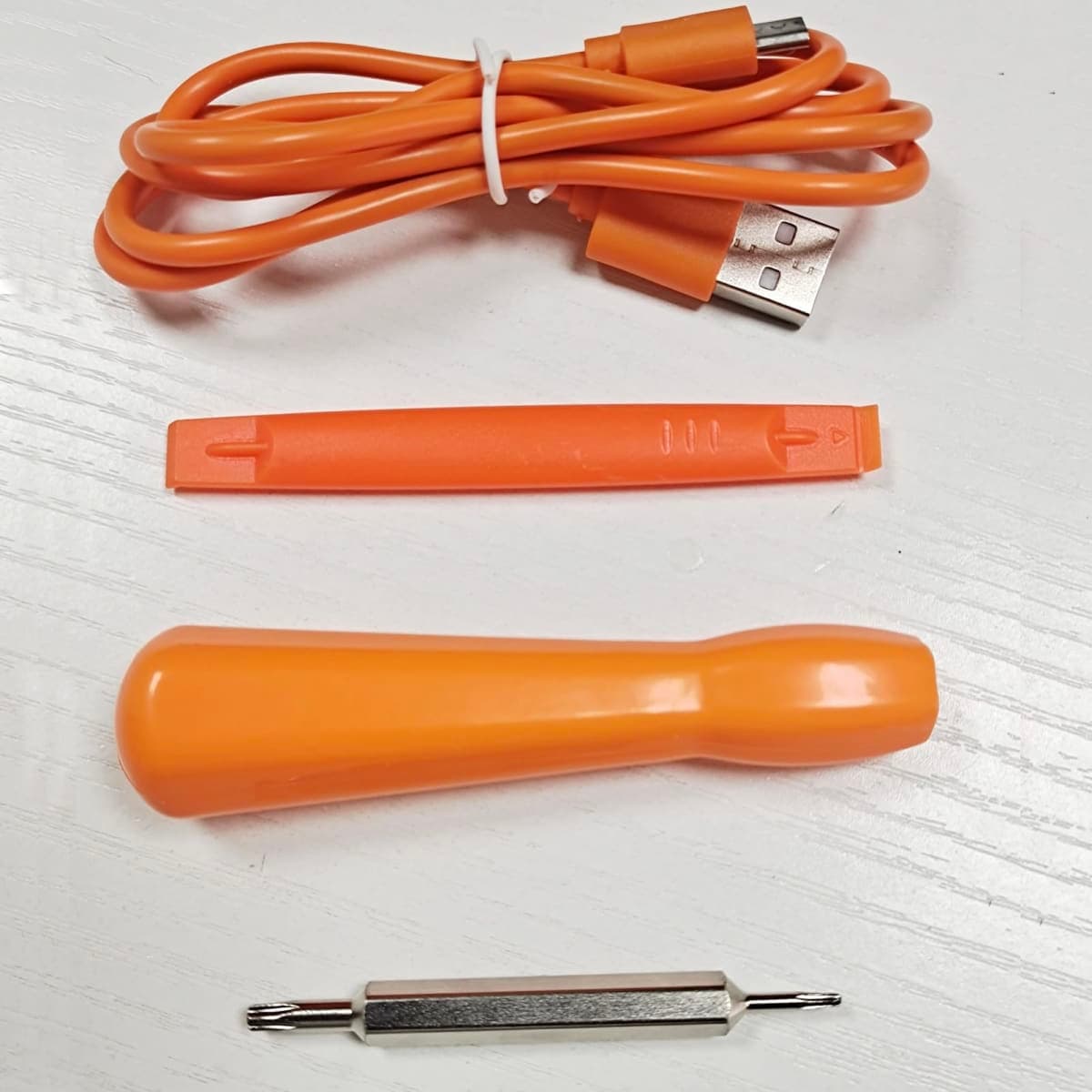 Replacement for Ring Doorbell Screwdriver, Compatible with Ring Doorbell Charger Cord, Fit for Video Doorbell, Video Doorbell 2 4 3 and Pro Charging Cable Orange Tool Kit thumbnail 5