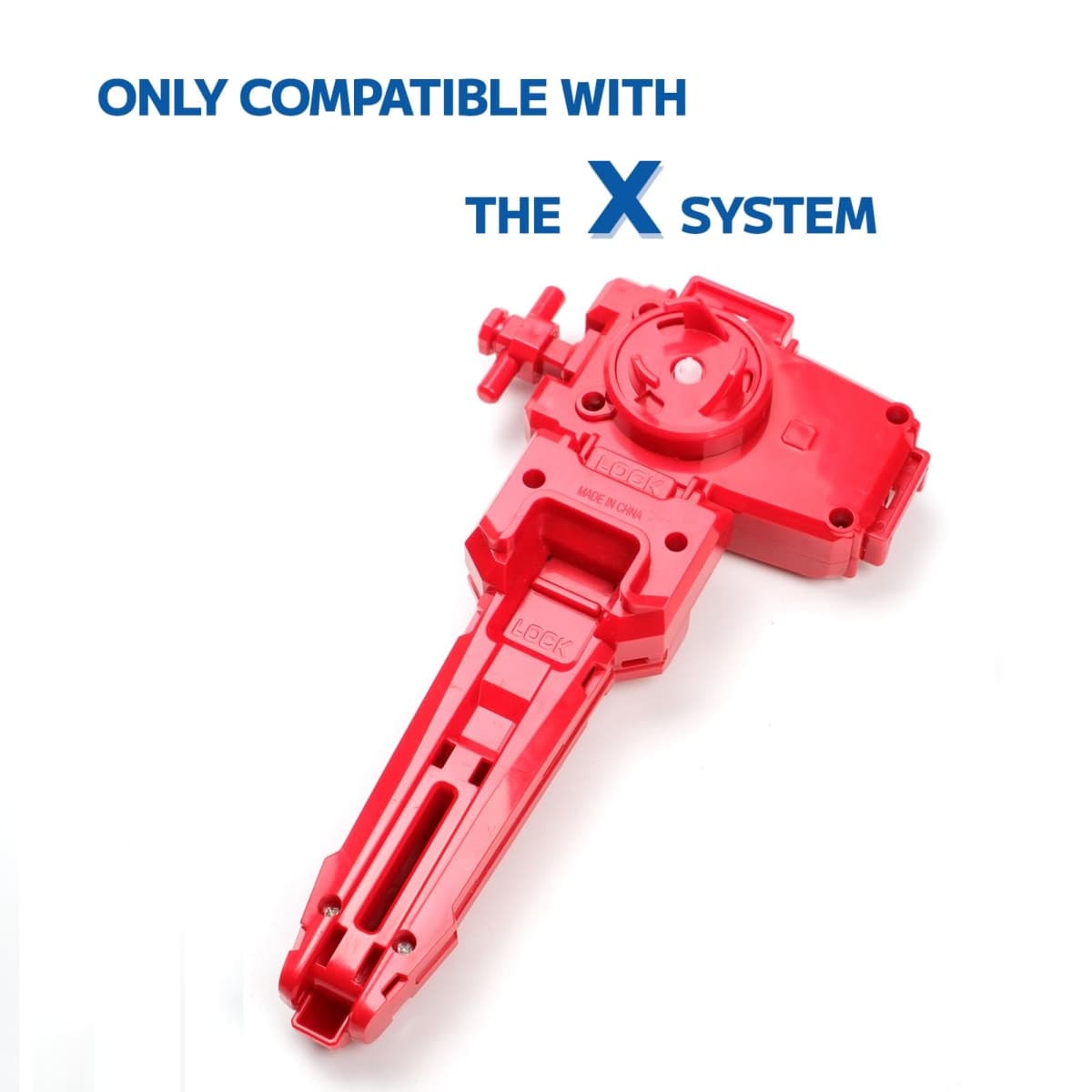 2 Pack X String Launchers Grips, Only Work with X Right-Spin Top(Red+Black) thumbnail 4