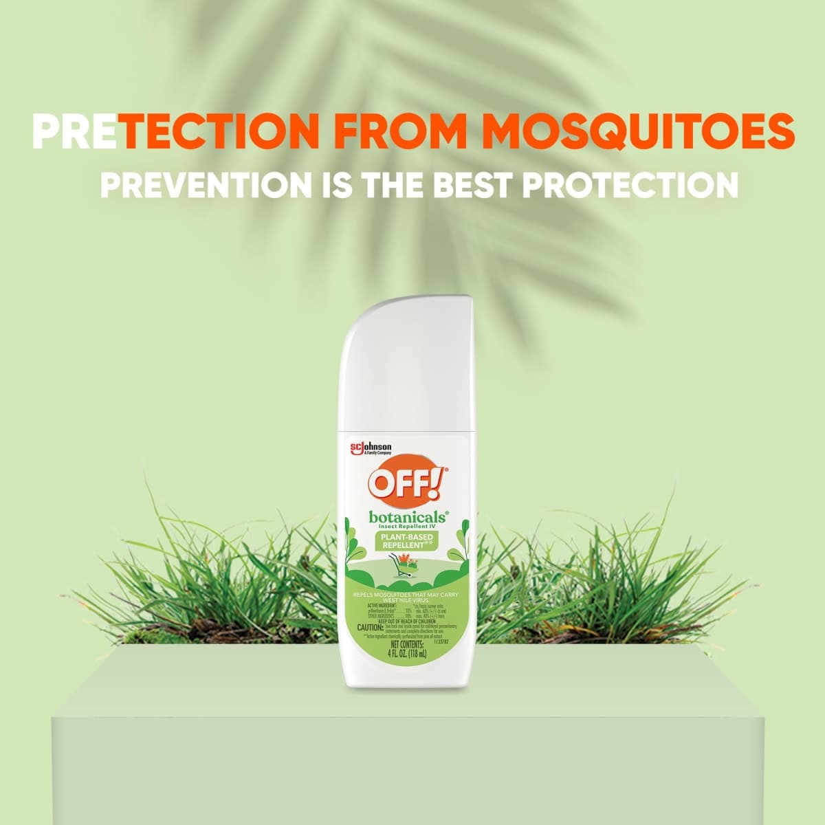 OFF! Botanicals Insect Repellent, Bug Spray & Mosquito Repellent, 4 Oz thumbnail 2