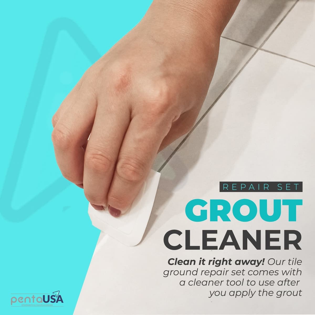 PentaUSA Premixed Tile Grout Repair - Warm Beige (13.4oz/380g) thumbnail 5