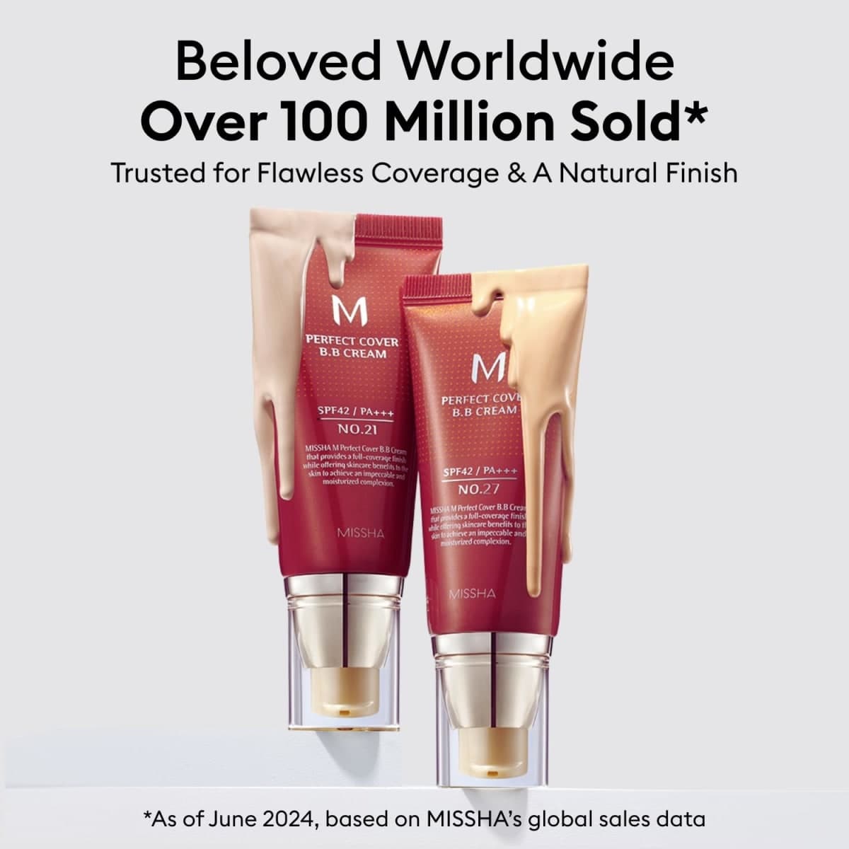 Missha M Perfect Cover BB(Blemish Balm) Cream SPF 42 PA+++ 50ml No.27 Honey Beige thumbnail 3