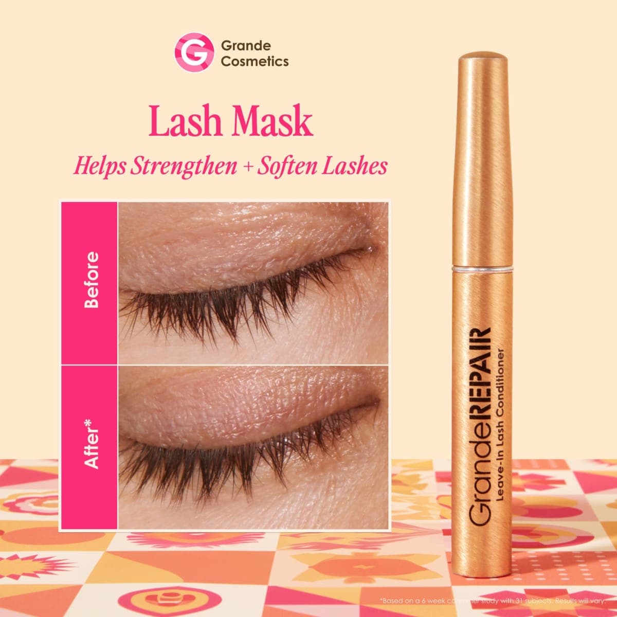 Grande Repair Leave In Lash Conditioner by Grande Cosmetics for Women - 0.1 oz Conditioner thumbnail 2