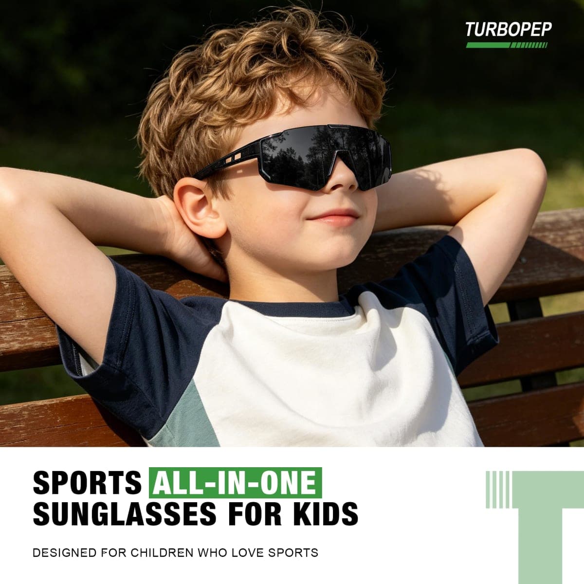 TURBOPEP 3 Pack Kids Polarized Sunglasses - Youth Baseball Sunglasses for Boys Girls Age 3-12 Sports UV Protection Goggles thumbnail 4