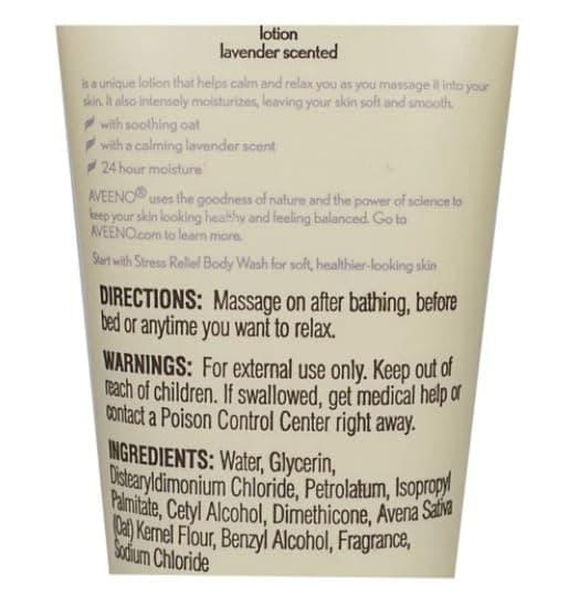 Travel Size Aveeno Stress Relief Moisturizing Lotion - 2.5 oz. thumbnail 5
