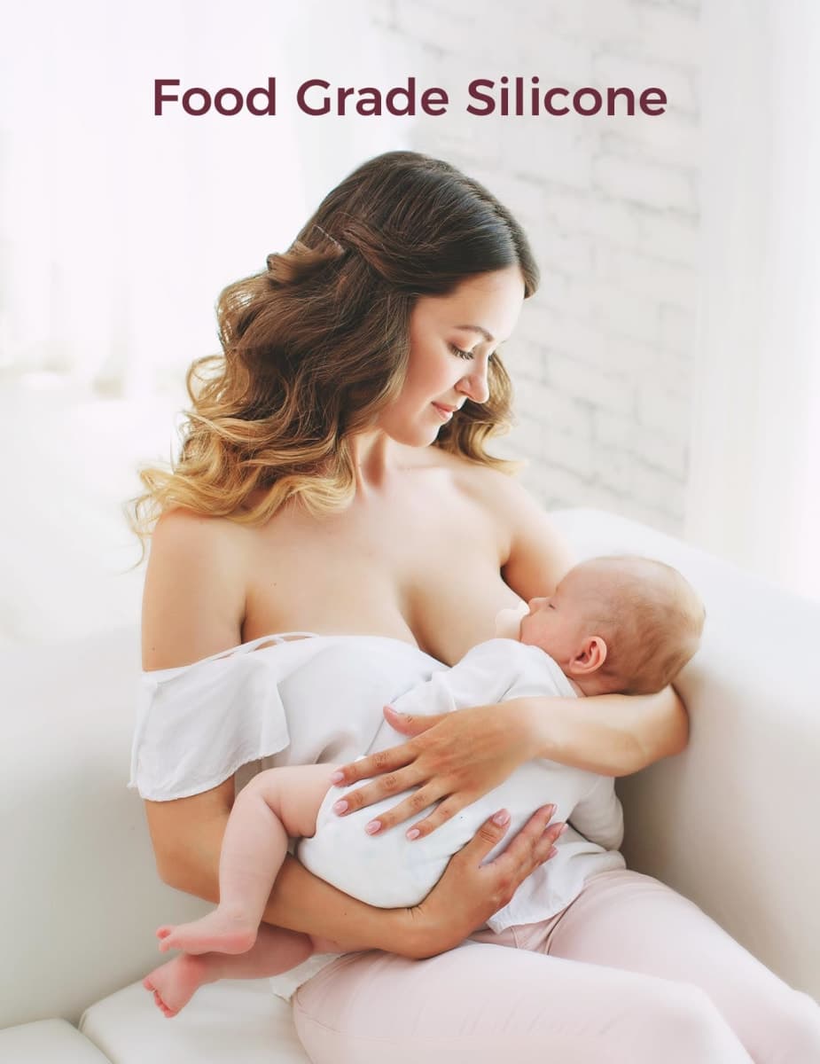 Momcozy Nipple Shields for Breastfeeding Newborn, Flower Shaped(1, 24mm) thumbnail 3