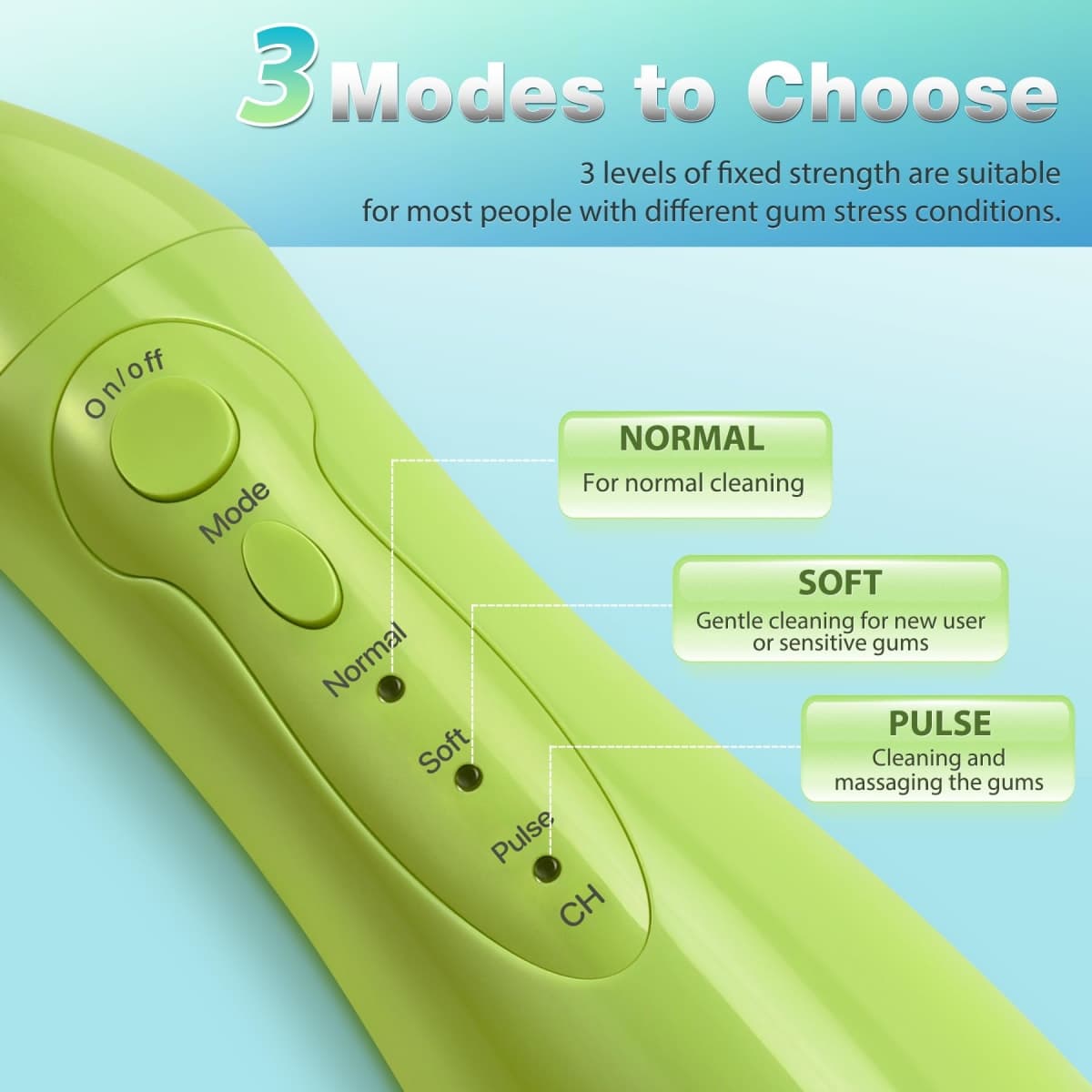TOVENDOR Electric Water Dental Flosser Teeth Pick, Cordless Oral Irrigator thumbnail 5