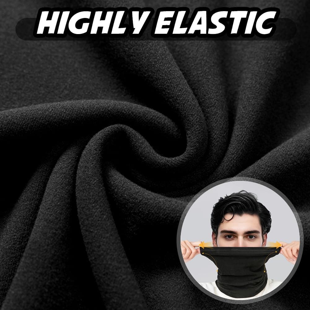 Leaflai 2 Pack Multifunctional Breathable Neck Gaiter, Unisex Face Covering Scarf, Windproof Neck Scarf for Men & Women, Christmas gift thumbnail 5