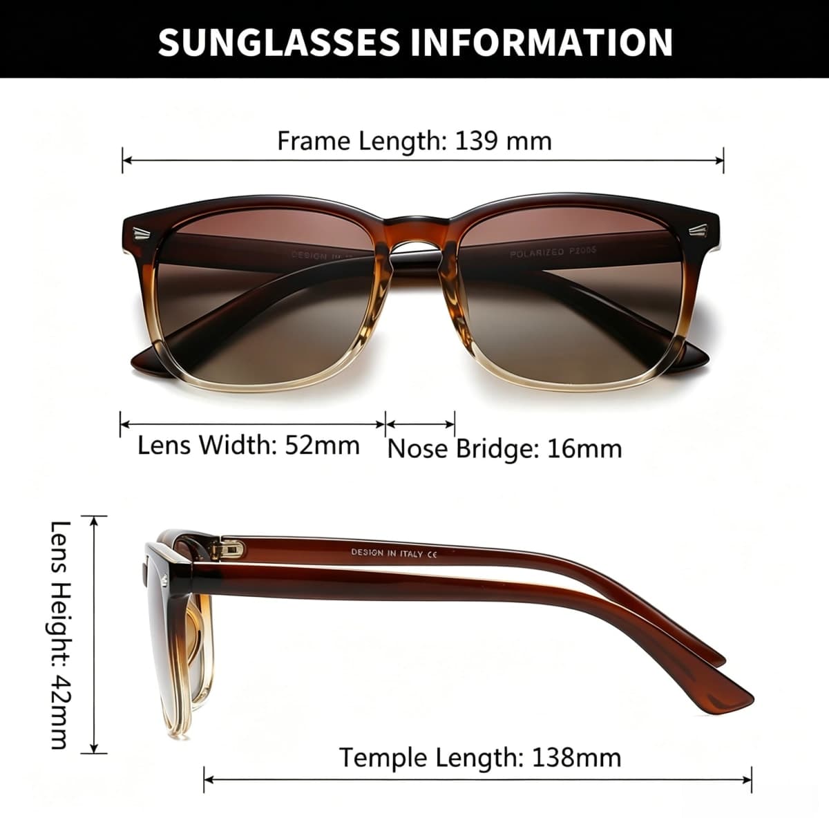 DUSHINE Polarized Sunglasses for Women Classic Retro Style UV400 Protection thumbnail 5