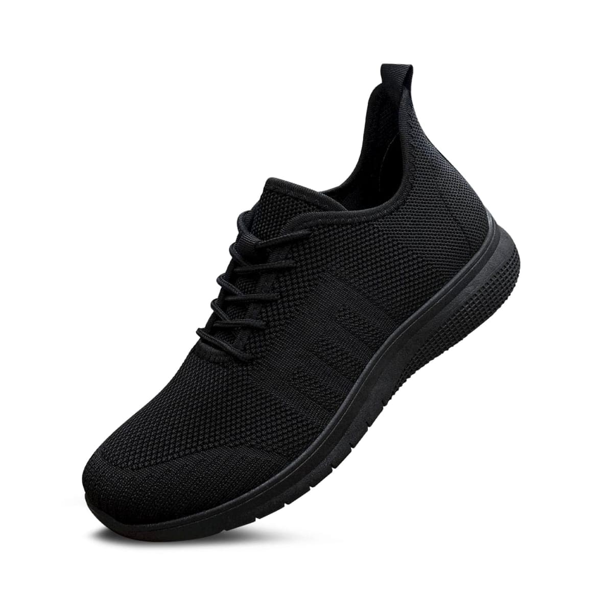 Bernal Sneakers for Women Walking Shoes Non Slip Lightweight Fashionable Breathable Tennis Shoes Work Shopping Travel (Black 8.5) — image 1